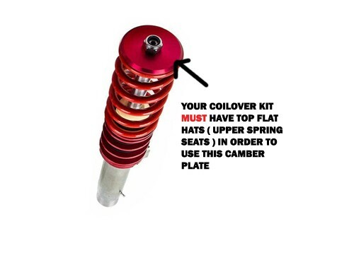 02-06 Mini Cooper Front Adustable Camber Plates Kit For Coilover Coilovers
