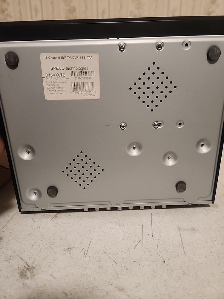 Speco Technologies D16VX Digital Video Recorder 6TB