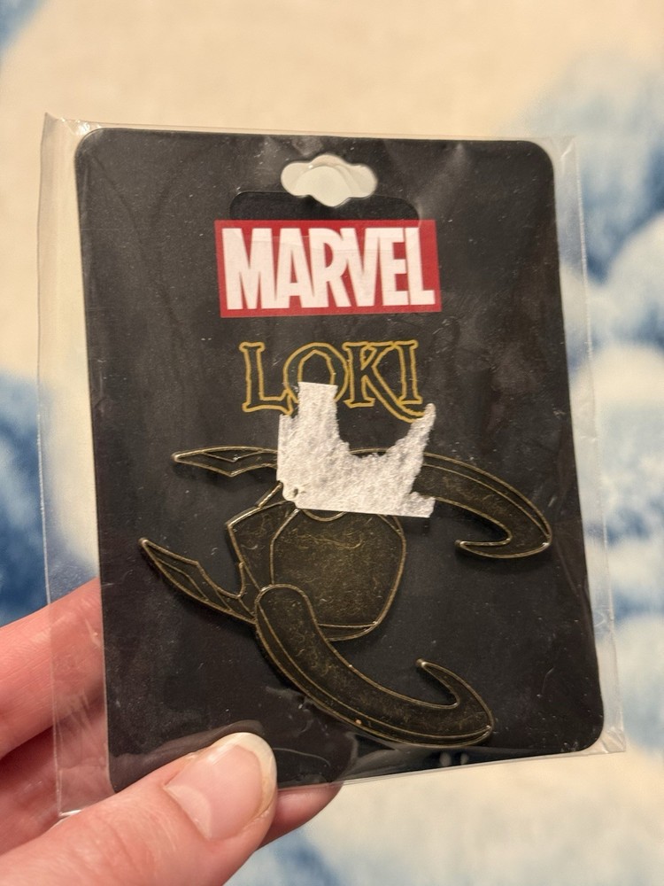Marvel Loki Lapel Pin Brand New Sealed