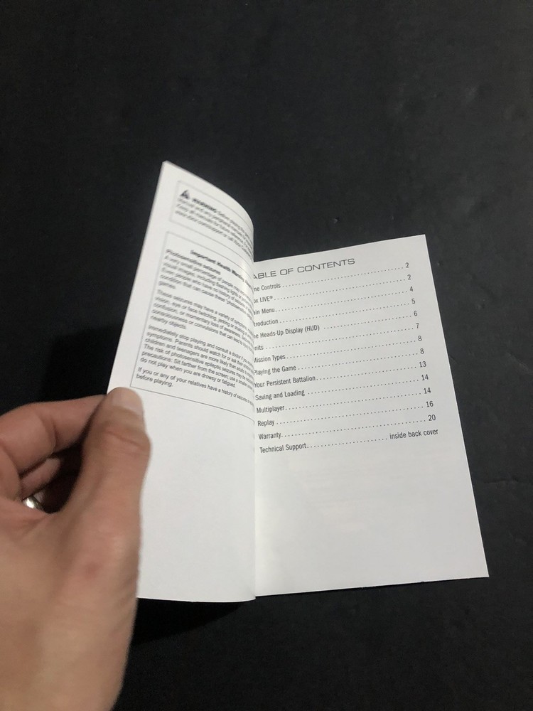 End war psp Endwar Manual Only