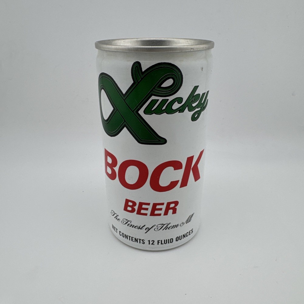 Vintage Lucky Bock Beer Promo Can (empty)