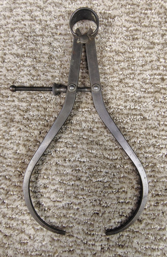 🗽 VINTAGE STARRETT 8" OD CALIPER