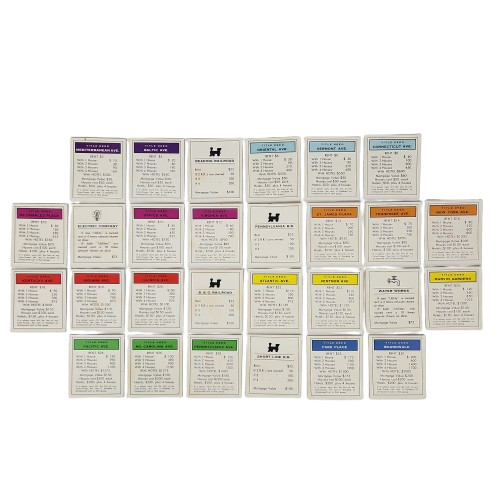 Parker Brothers Monopoly Original Replacement Pieces