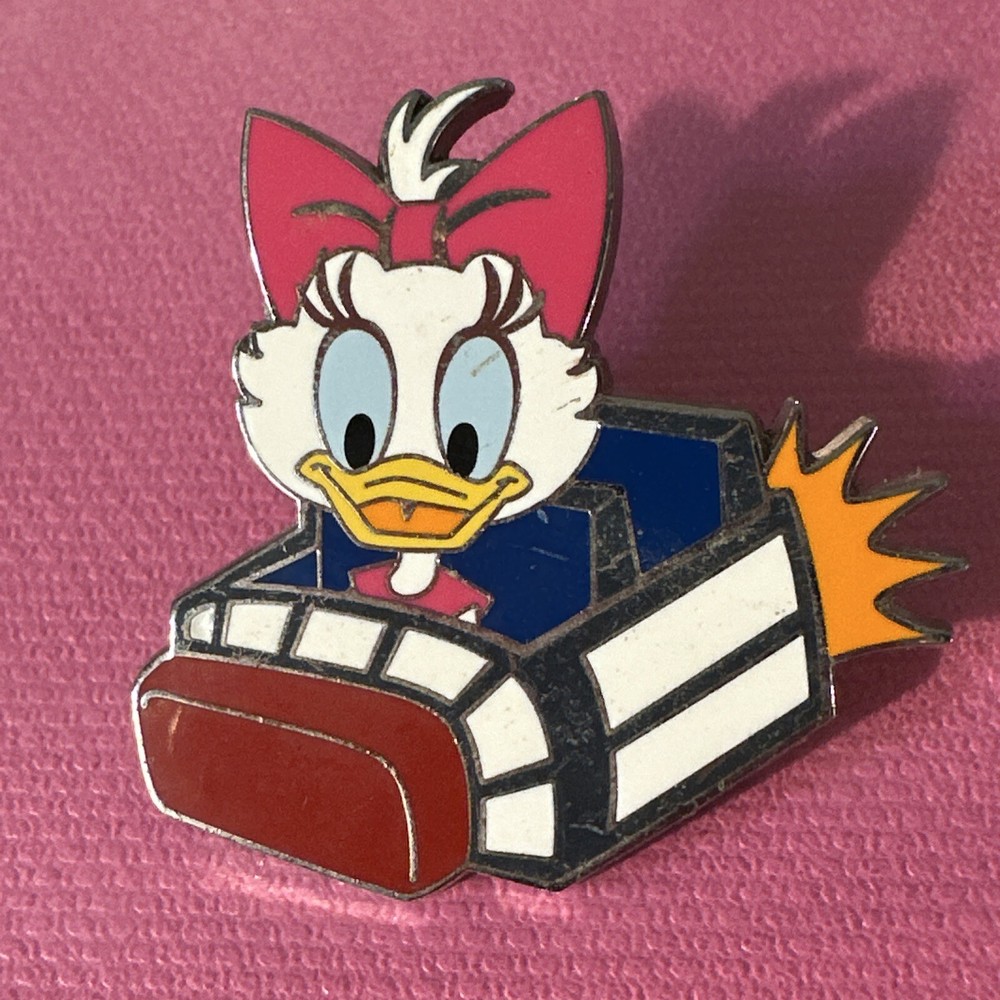 Daisy Duck Riding Rockets