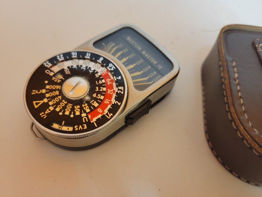 Weston Master IV Exposure Meter Model 745 with Leather Case