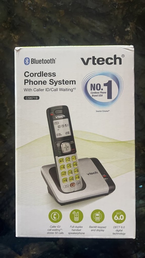 VTech CS6719 Cordless Phone System with Caller ID/Call Waiting