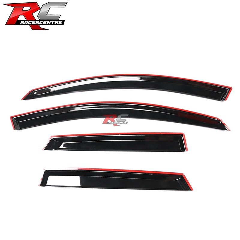 For 10-13 Mazda 3 Hatchback Window Visors Acrylic Sun Guard Rain Deflector 4PC
