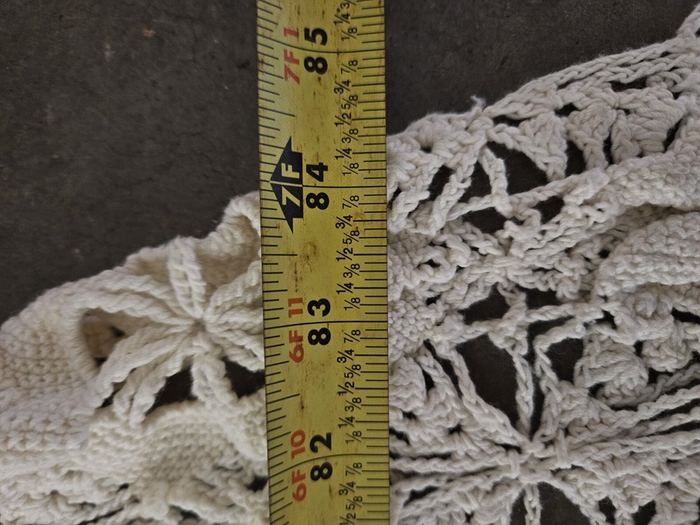 Vintage Handmade Crotchet Blanket