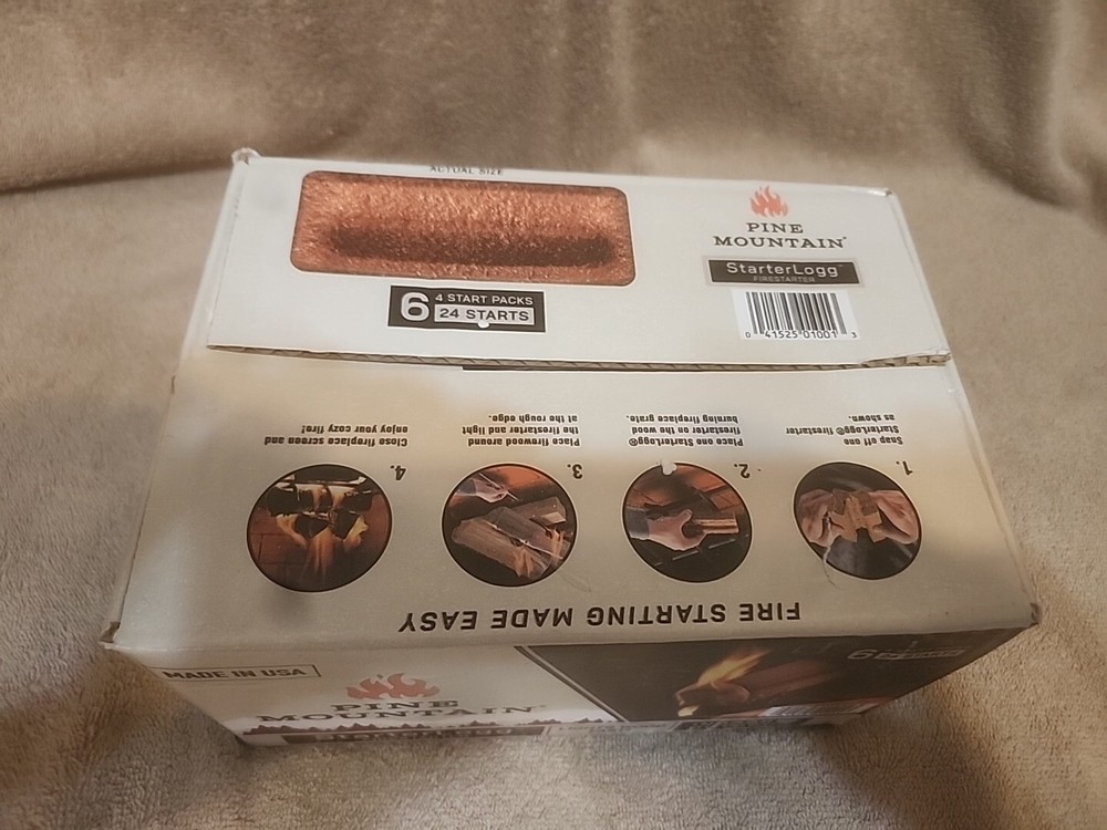 Pine Mountain Starterlogg Firestarter - Pack of 24