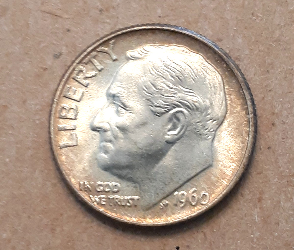 1960 ROOSEVELT DIME