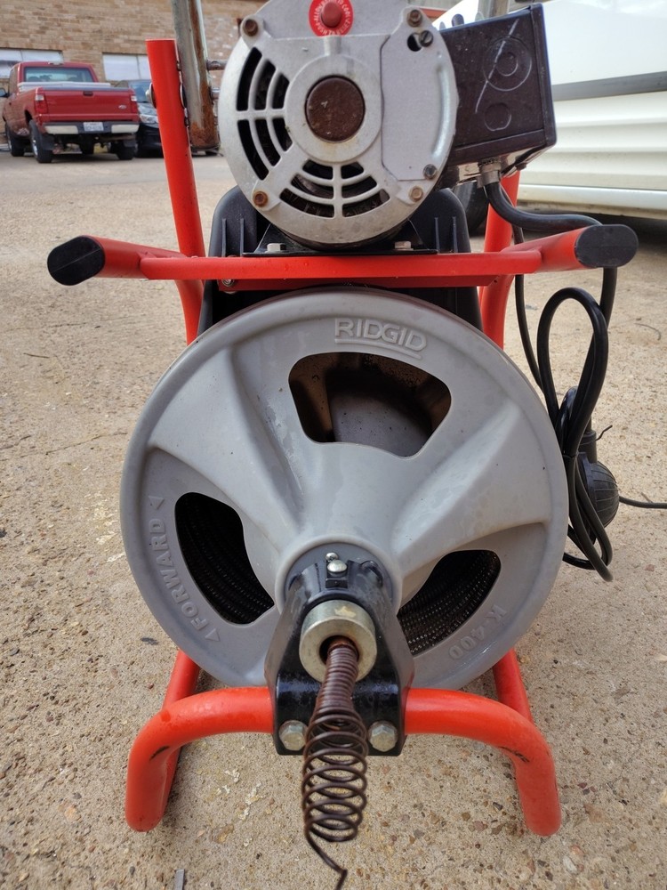 Ridgid K-400 Sewer Rooter Snake Machine 75 Feet