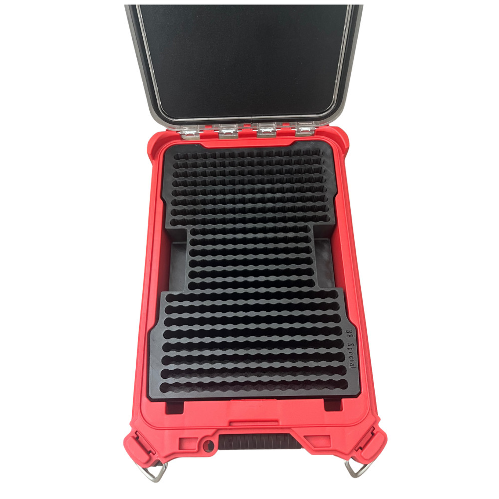 .38 Special Ammo Organizer Insert for Milwaukee Packout - Double Stack