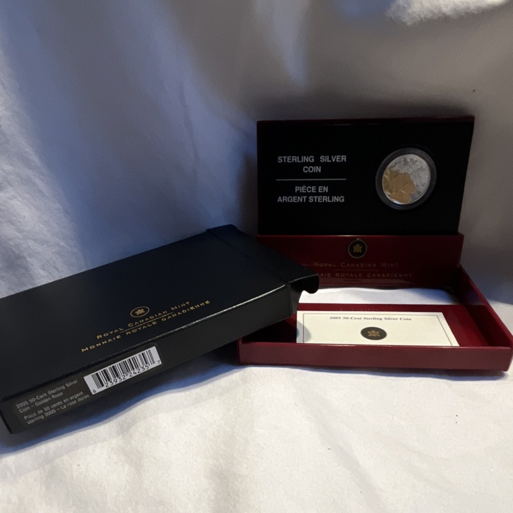 2005 Canada Silver 50C Elizabeth II Commemorative Coin with Case