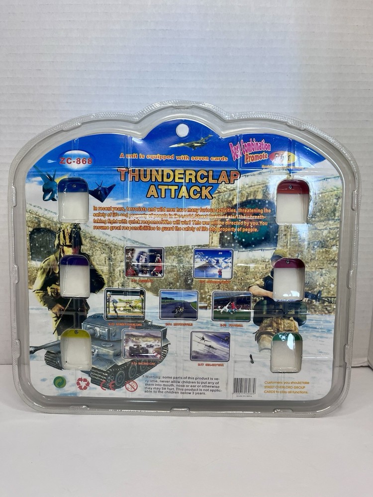 Thunderclap Attack 7 In 1 Handheld Video Game Controller And Games - BLUE