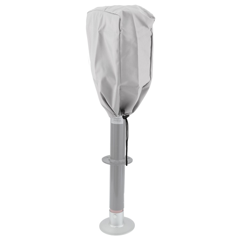 RV Electric Tongue Jack Cover Gray Universal Protective Cover for Trailer Jacks