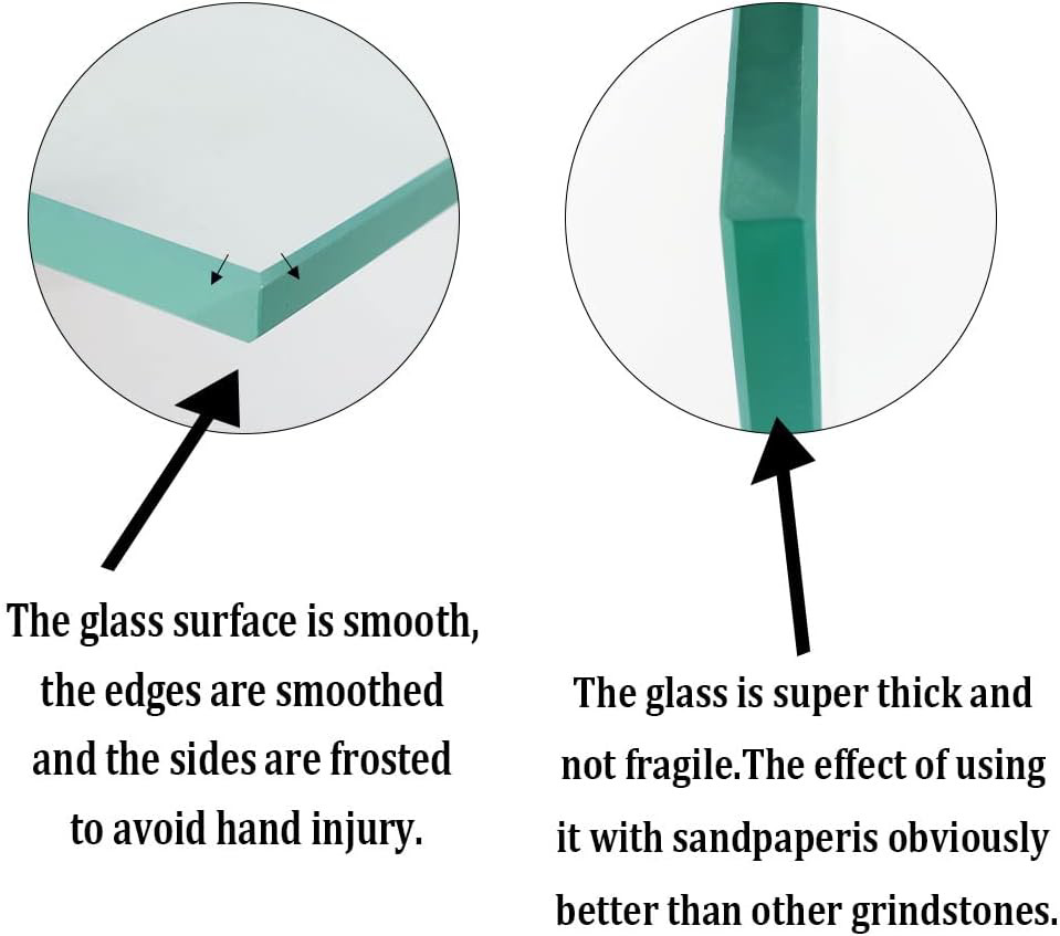 Flat Glass Lapping Plate Sharpening System - Dead Flat Float Plate Glass