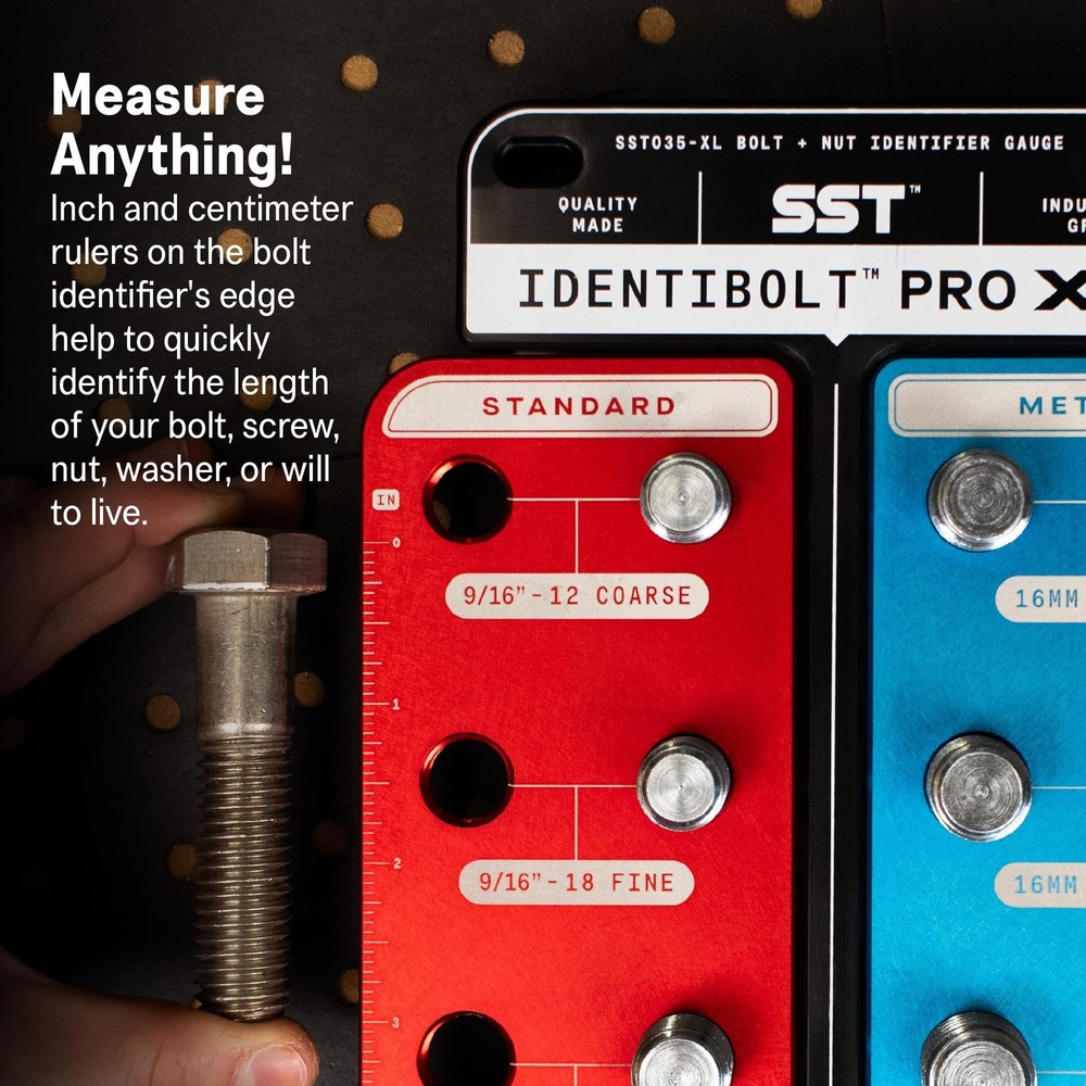 SST - Identibolt Pro XL - Precise Threadchecker and Wall Mount - Large Sized ...