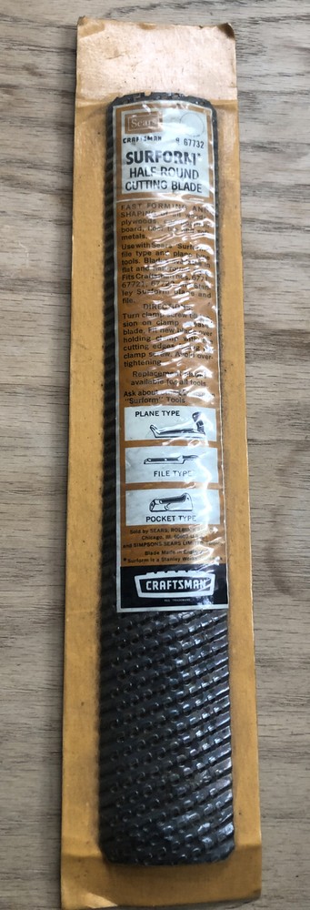 FIVE CRAFTSMAN CROWN LOGO REPLACEMENT SURFORM CUTTING BLADES