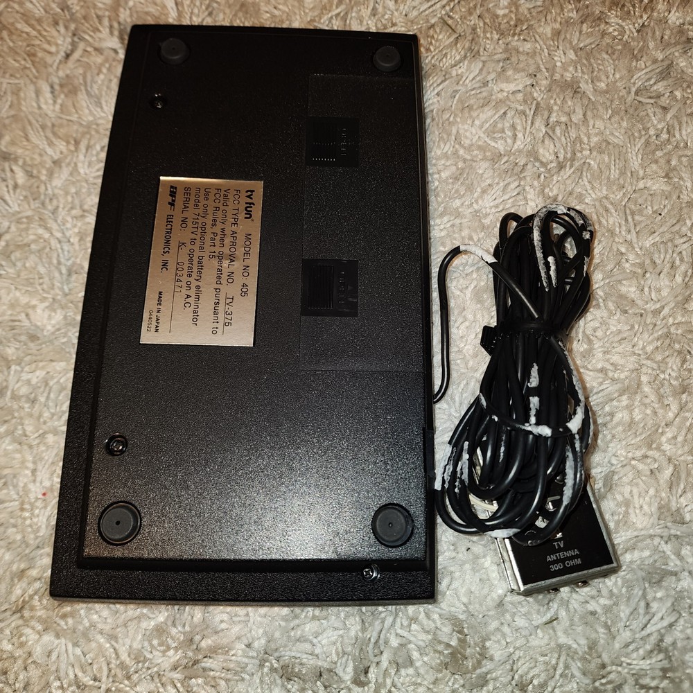 APF TV FUN MODEL 405 ORIGINAL BOX AND INSTRUCTIONS UNTESTED