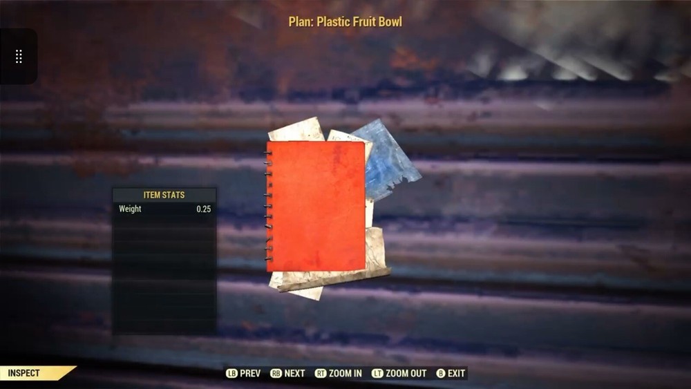 (Xbox) Plastic Fruit Bowl Plan