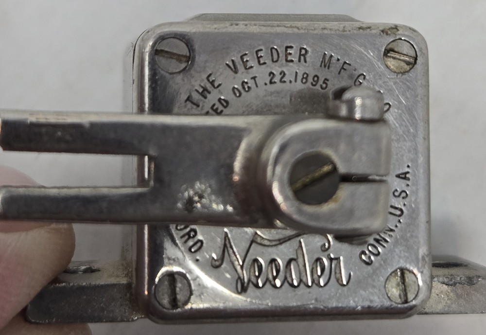 Vintage Veeder 3 Digit Numeric Roller Counter