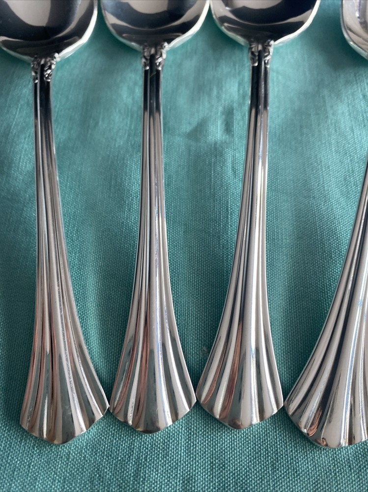 4 Towle Aristocrat Silverplate EP Supreme flatware place settings dinner spoons