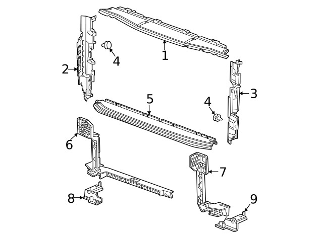 Genuine GM Support Bracket 84762898