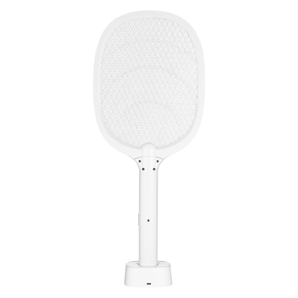 Electric Fly Swatter Zapper Racket 3 Layers Mesh & Digital Screen Display
