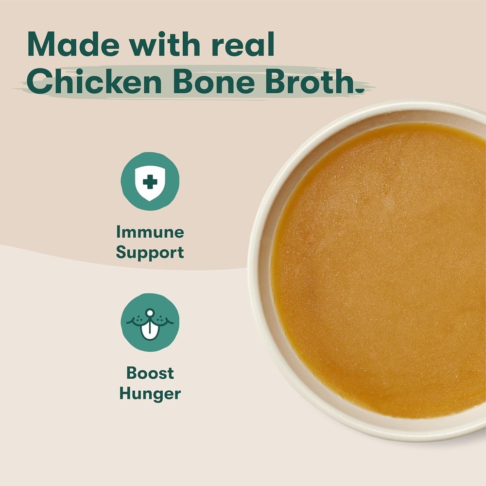 Jinx Kibble Sauce Chicken Bone Broth Sauce, 12 Oz