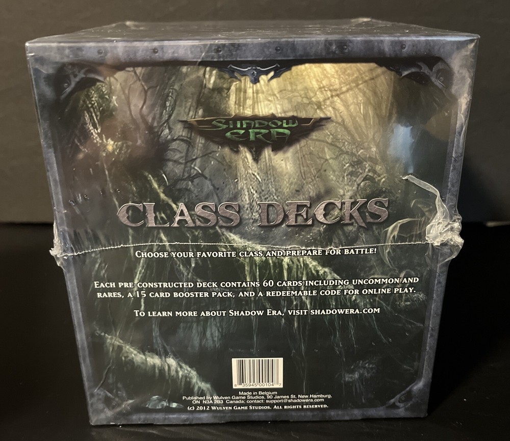 New Sealed Shadow Era TCG Class Decks 10-Pack Display
