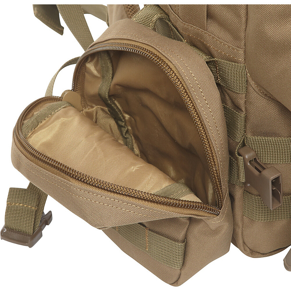 NEW Advanced Hydro Assault Pack MOLLE Hiking Hunting Backpack w Bladder BLACK
