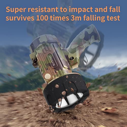 Rechargeable Spotlight Flashlight Floodlight,1000000 Lumen Camouflage Gray-COB