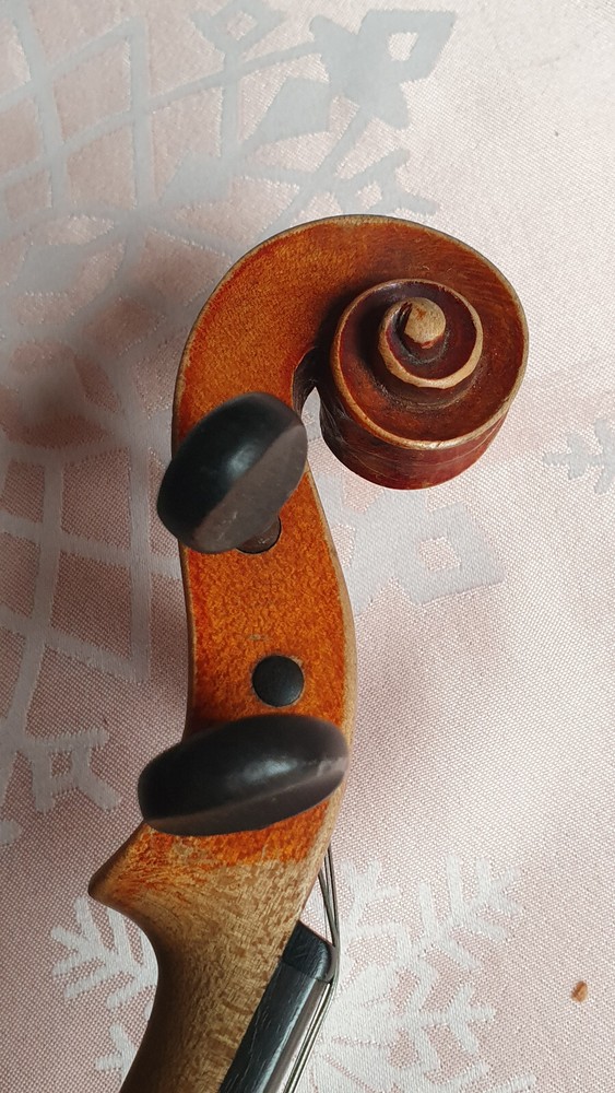nicely flamed & old 3/4 Violin violon