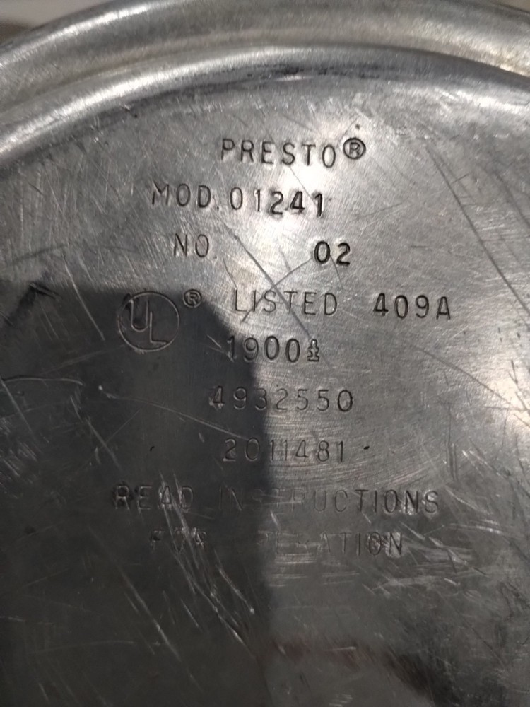 Prestone Pressure Cooker