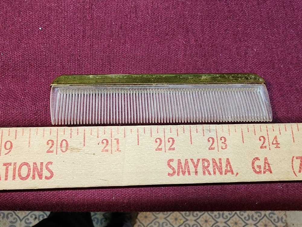 Vintage Bronze Baby Vanity Brush & Comb Set
