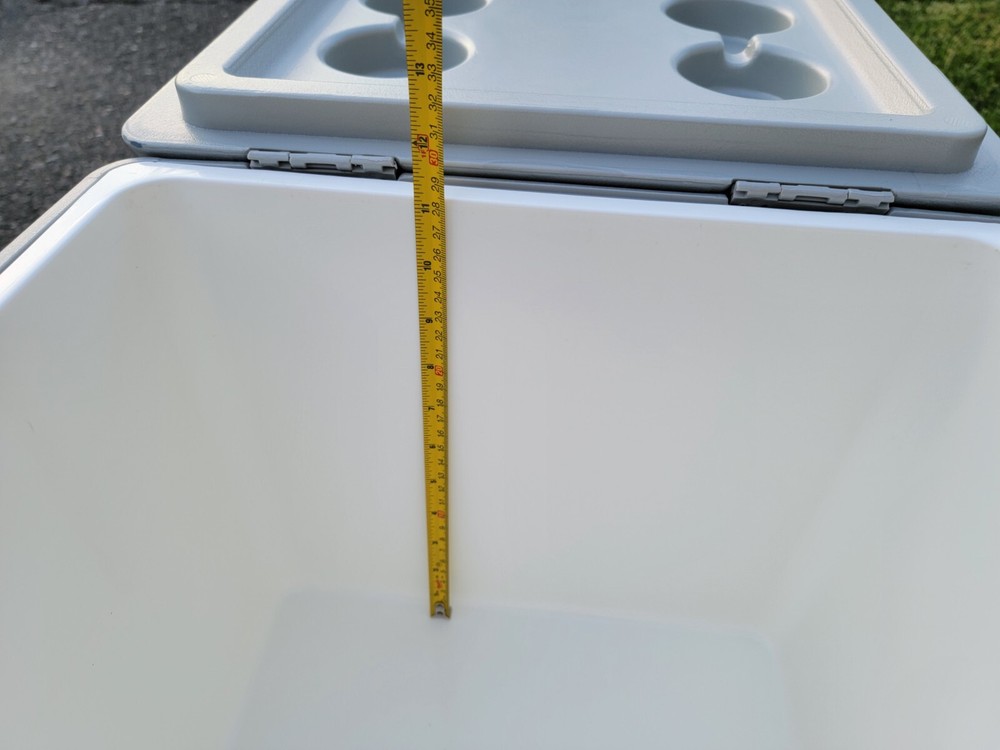 Coors Light Rolling Cooler 30" × 23" Pull & Side Handles Flip Top 4 Beer Holders