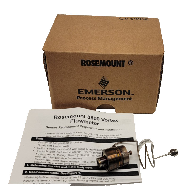 New Emerson Rosemount 8800 Vortex Flowmeter (603441E)
