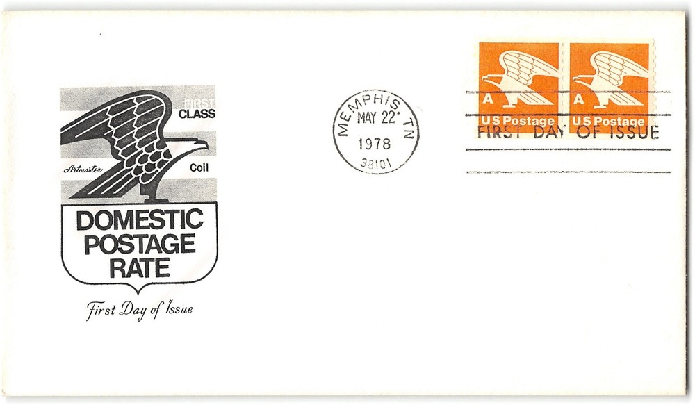 US #1743 FDC, 1978, Artmaster, coil pair