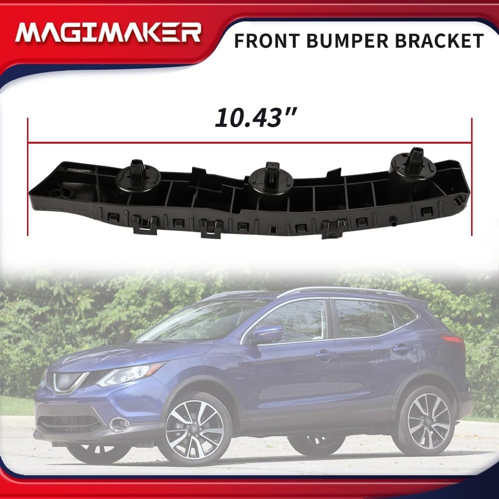 Left＆Right Pair Front Bumper Bracket Holder Compatible with 2014 2015 2016 2017