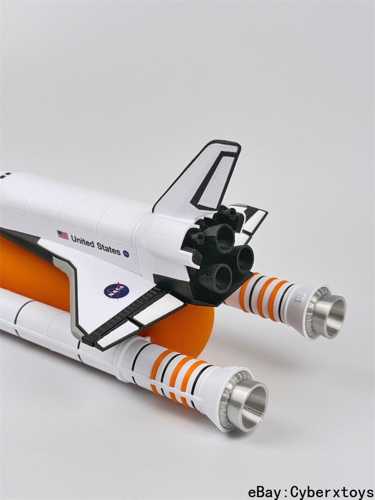 1:200 Scale NASA Space Shuttle Model Painted Finished