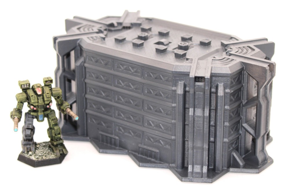 Battletech Scaled Terrain Megablock - 3d Printed