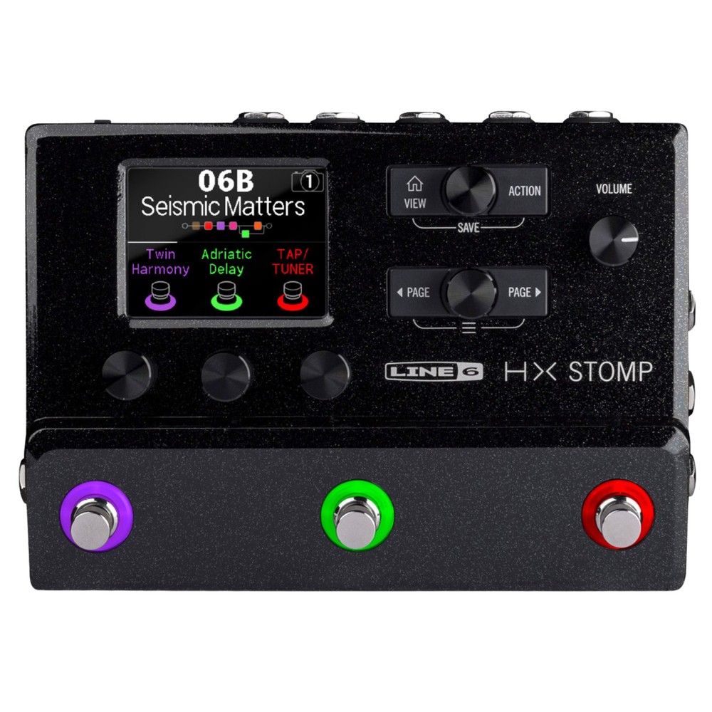 Line 6 HX Stomp Multi-Effects Processor, Black
