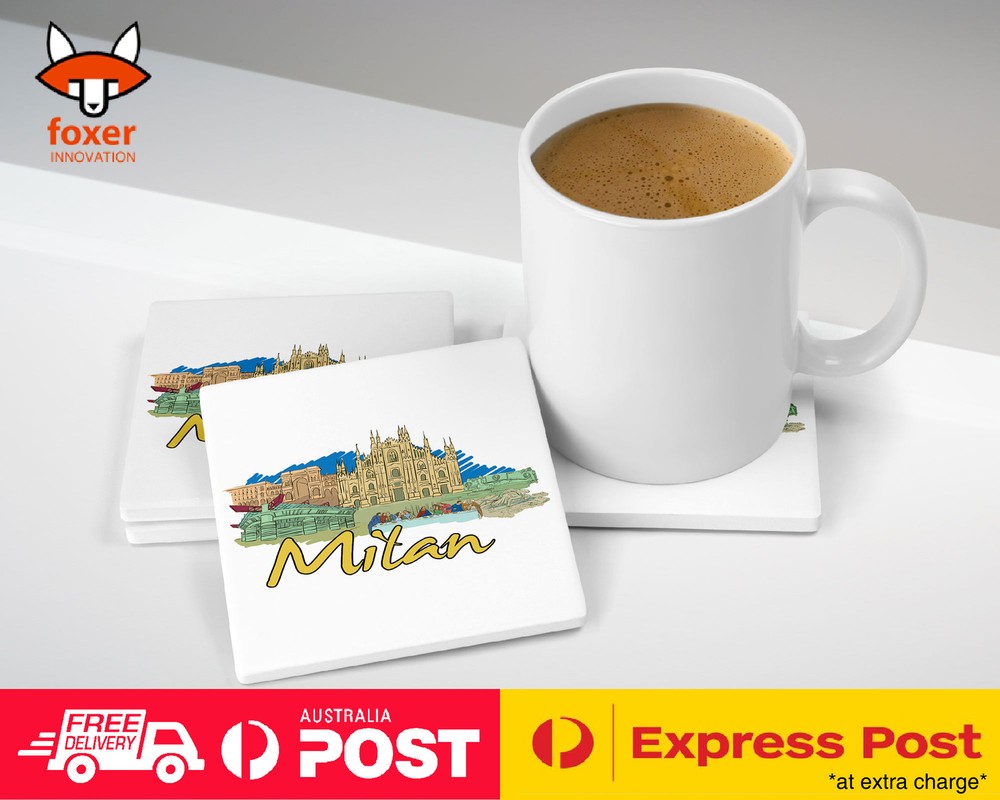 COASTER COFFEE DRINKING MAT|MILAN ITALY