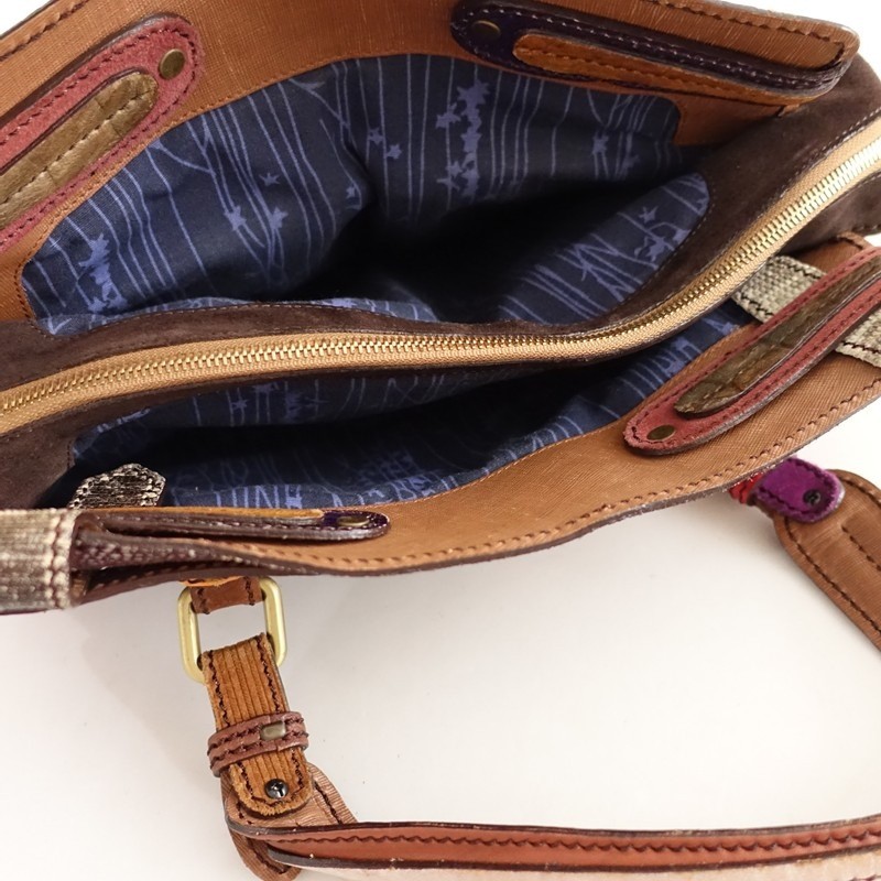 JAMIN PUECH Leather Patchwork Bag