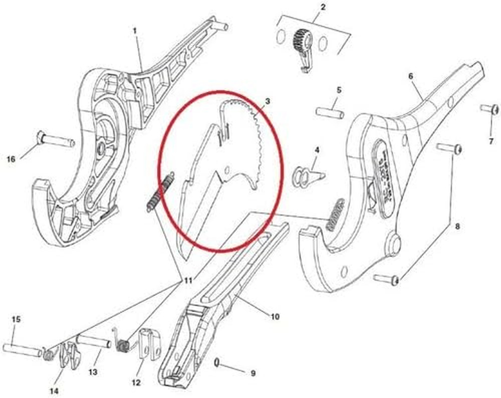 30093 RCB-2375 Replacement PVC Pipe Blade 2