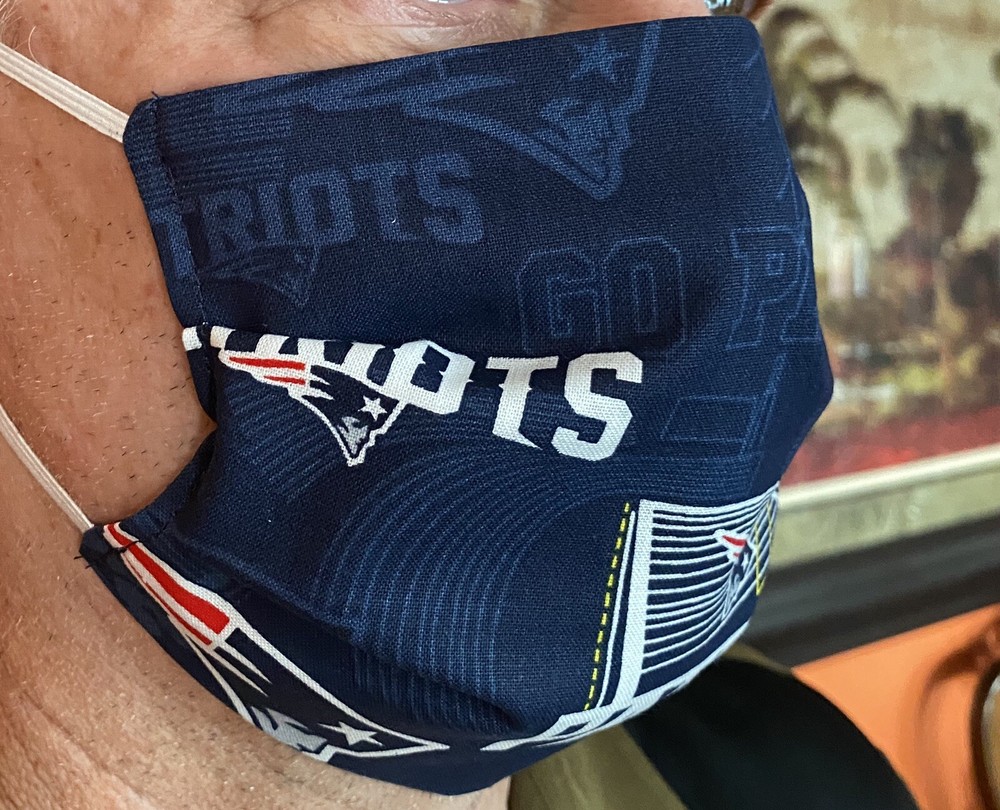 New England Patriots Face Mask