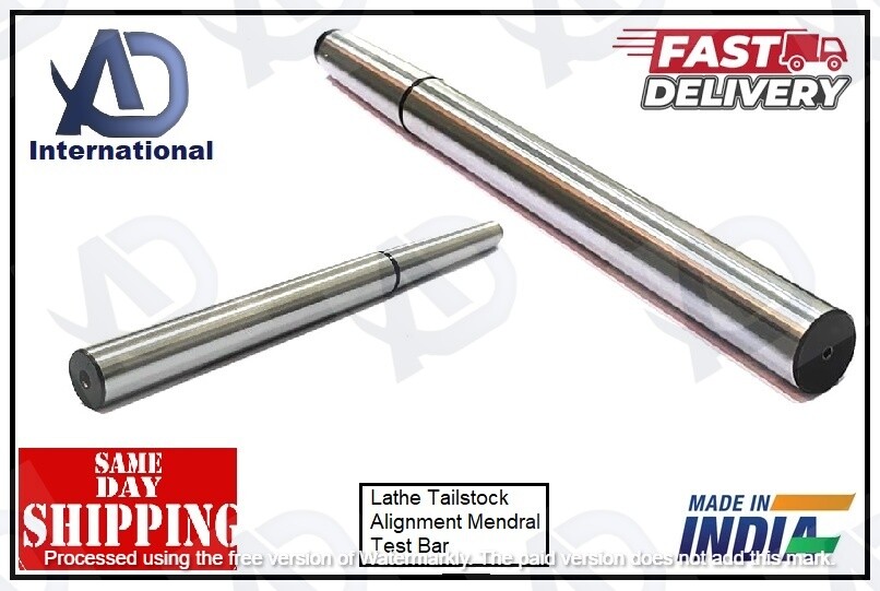 Lathe Tailstock Alignment Mendral Test Bar