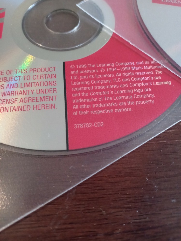 Astronomy Windows Version 1.0 PC CD ROM-1999 Compton's Learning disc 1 and 2