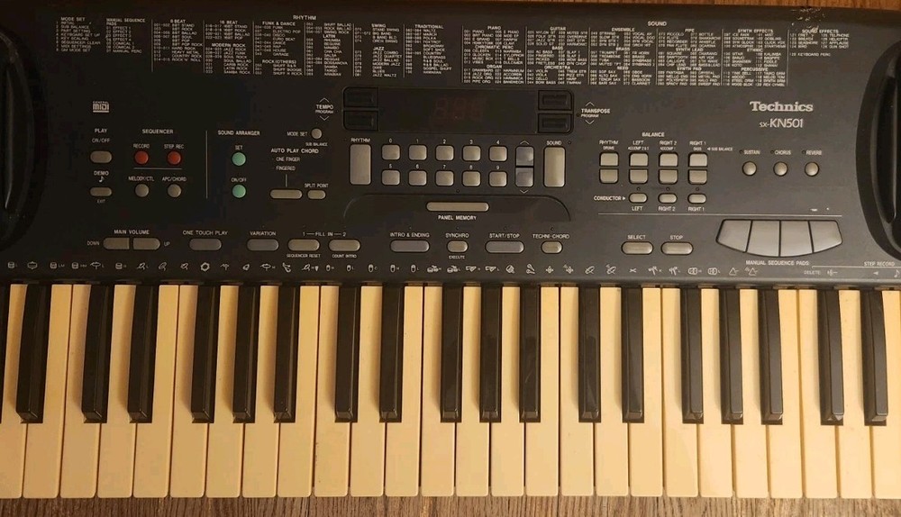 Technics SX KN501 Keyboard TESTED WORKS