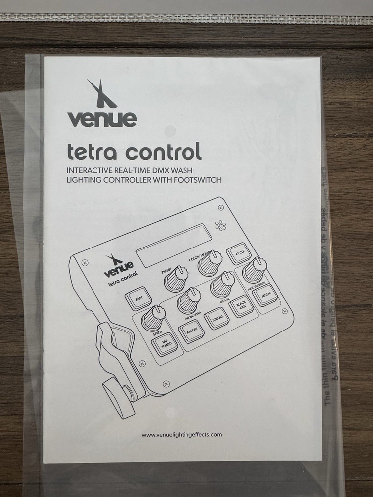 Venue Tetra Control Intuitive DMX Controller - Open Box